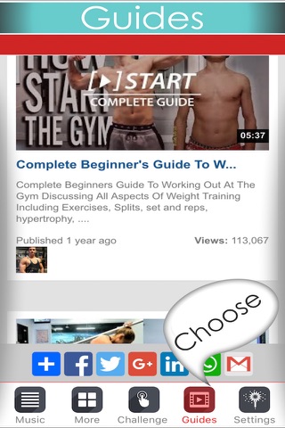 Workout challenge music playlists & video guides Pro version - Enjoy the perfect aerobics exercise screenshot 2