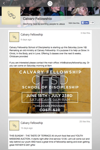Calvary Fellowship screenshot 2