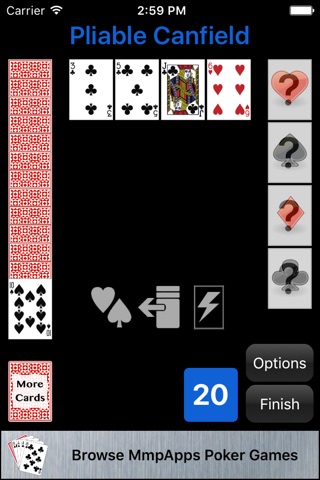 Pliable Canfield Solitaire screenshot 2