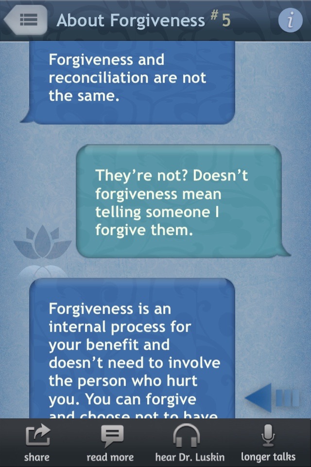 Forgive For Good / Fred Luskin screenshot 2