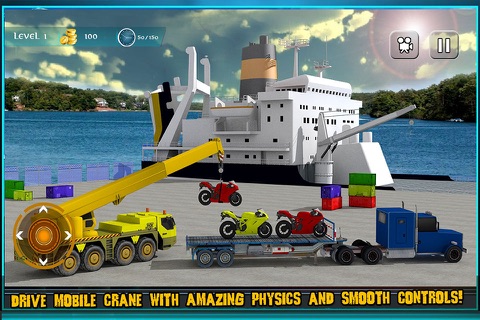 Cargo Ship Crane Simulator screenshot 2