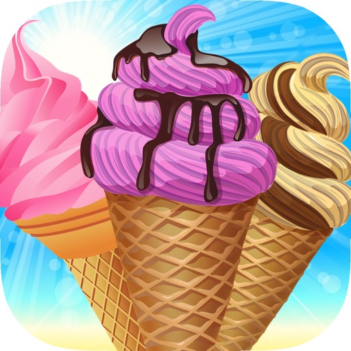 Ice Cream Cone Frozen Custard Marker - Delicious Goodies Free Games Icon