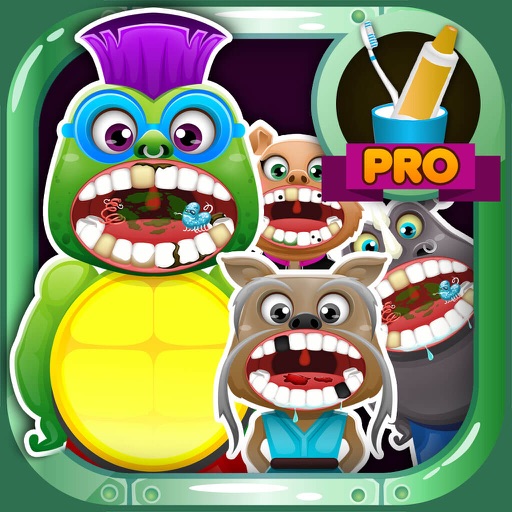 Crazy Little Mutant Animal Dentist – Ninja Tooth Games for Kids Pro Icon