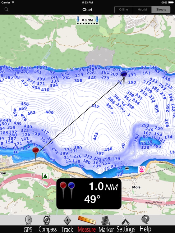 Walen lake Nautical Charts Pro screenshot-3