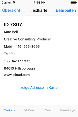 Smart BizCard screenshot 2