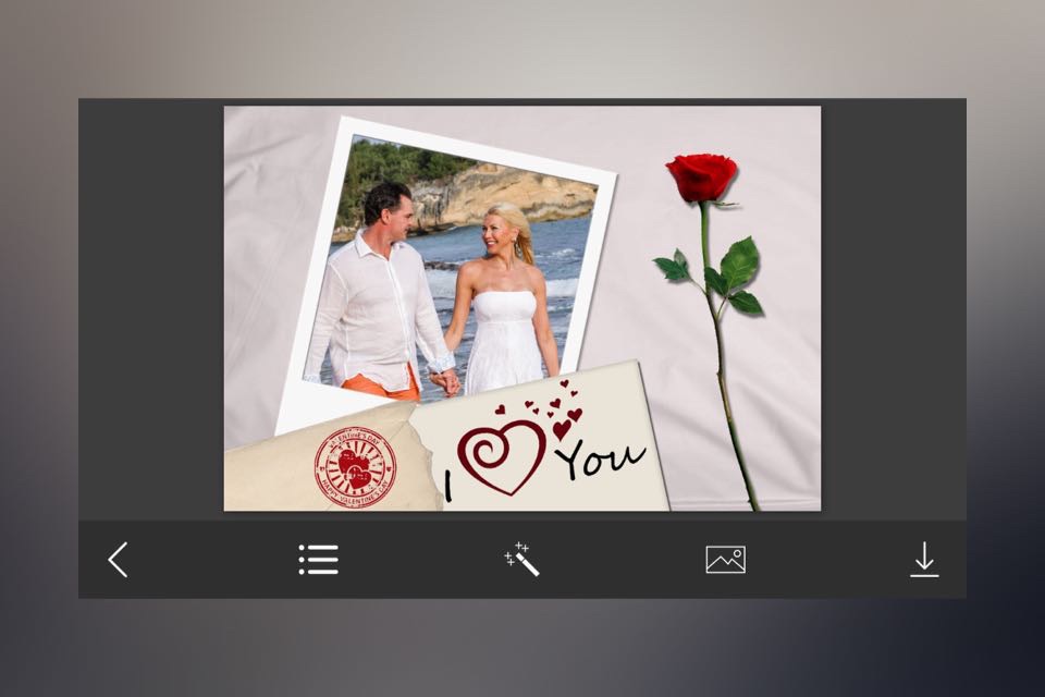 Make Lovely Valentine With Partner - Instant Frame Maker & Photo Editor screenshot 2