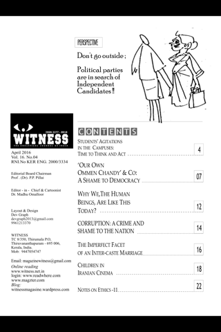WITNESS Magazine screenshot 3