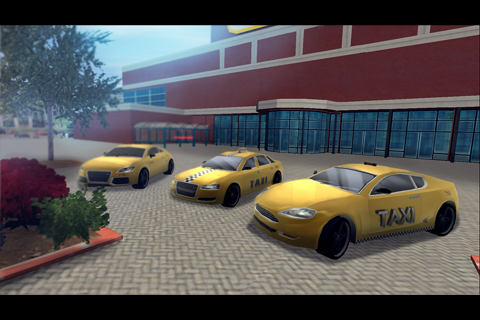 Modern Taxi School Parking 3D screenshot 3