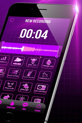 Cool Voice Changer Ringtone Maker - Best Sound Modifier and Audio Recorder with Effects screenshot 2