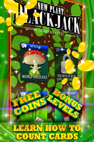 New Plant Blackjack: If you enjoy card games, this is you chance to win tons of green treats screenshot 2