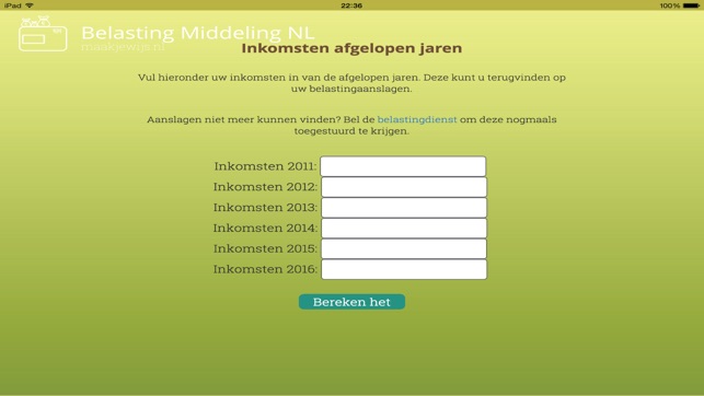 Belasting Middeling NL(圖2)-速報App