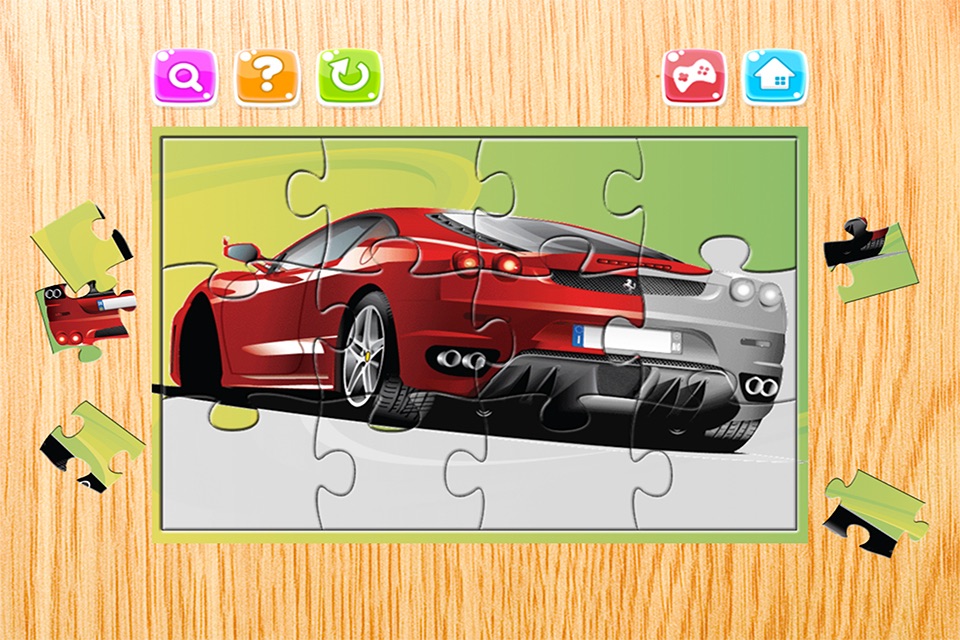Vehicle Puzzle Game Free - Super Car Jigsaw Puzzles for Kids and Toddler screenshot 4