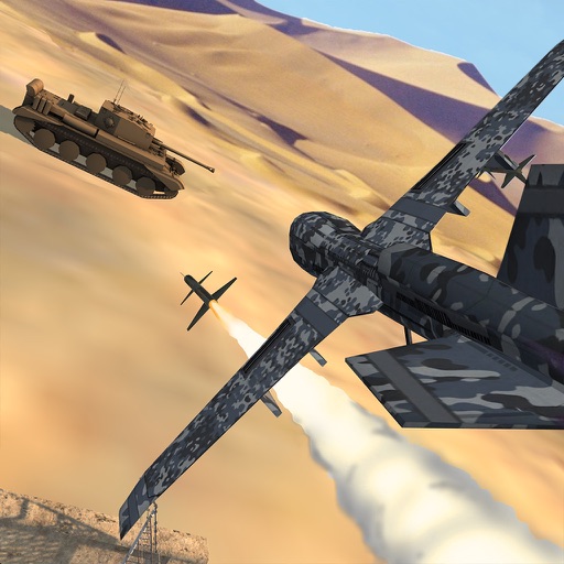 3D Drone Assassin Strike Simulator - Predator UAV Desert Attack Game FREE icon