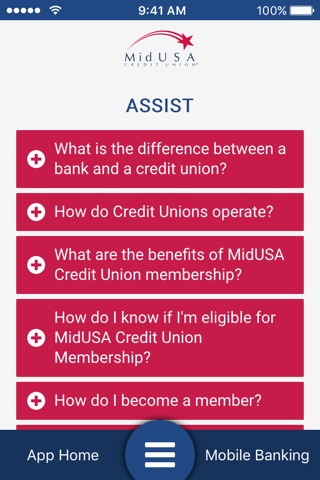 MyUSA Credit Union Mobile screenshot 4