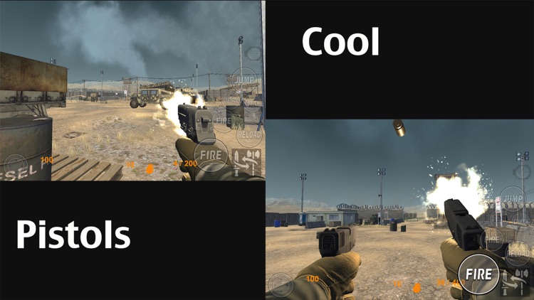 Real Trigger FPS Weapons Shooting Test : Desert Range Mission Games Free screenshot-3