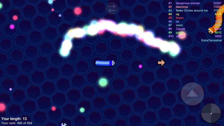 Emoji IO Snither Escape - Flappy Worm Eat Color Dot - War Dot