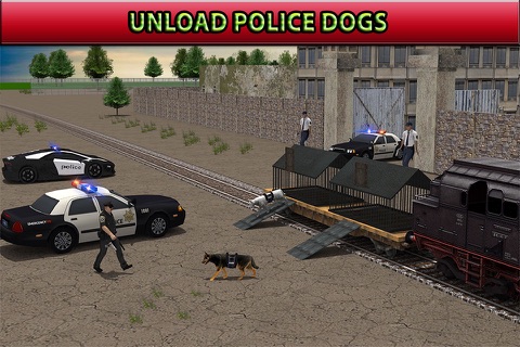 Police Dog Transport via Police Transporter Train, Truck & Helicopter screenshot 3