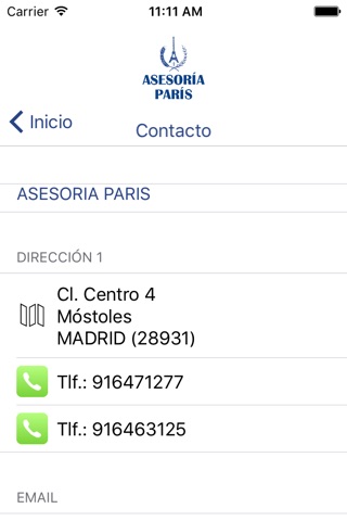 ASESORIA PARIS screenshot 3