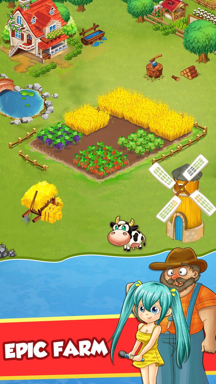 Grass Roots Farm Business - Build Away Countryside Villege Life in Harvest Season