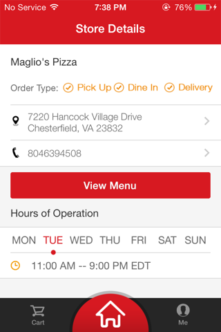 Maglio's Pizza screenshot 2