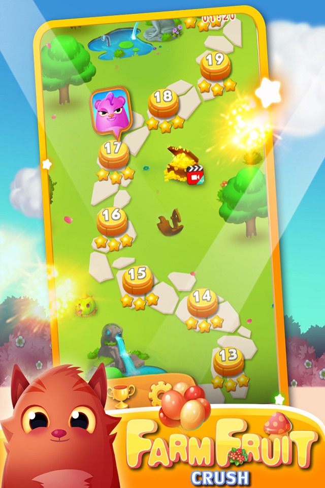 Farm Fruit Crush - Picture Matching games screenshot 3