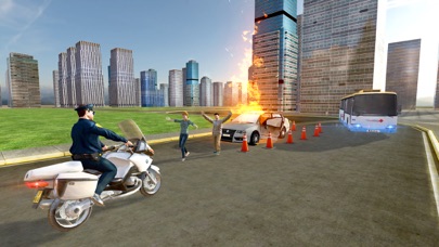 Flying Police Bike Rider 2016 - Ride & Fly Motorcyle in the City To be a Best Traffic policeのおすすめ画像4