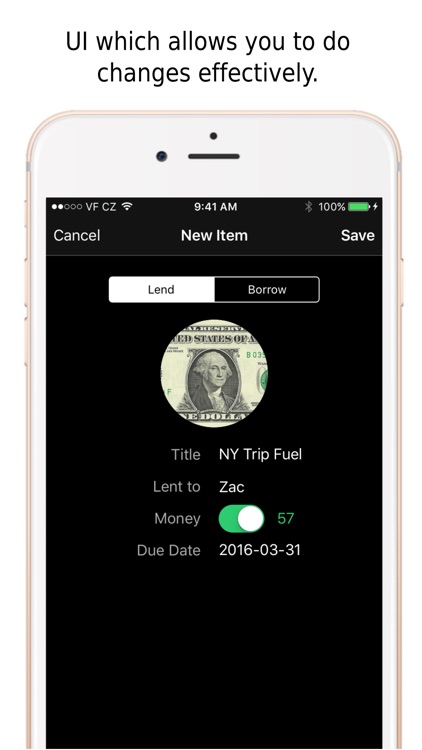 Owe Book - Lend and Borrow Money or Items
