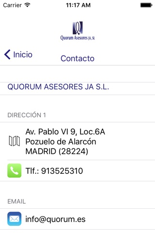 QUORUM ASESORES JA screenshot 3