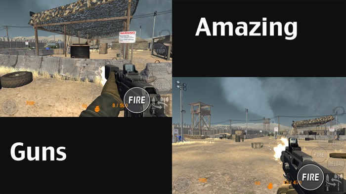 Real Trigger FPS Weapons Shooting Test  Desert Range Mission Game