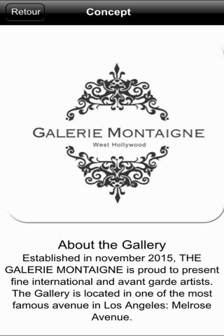 La Galerie Montaigne screenshot 2