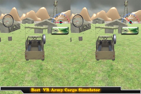 VR Army Cargo Truck Drive screenshot 2