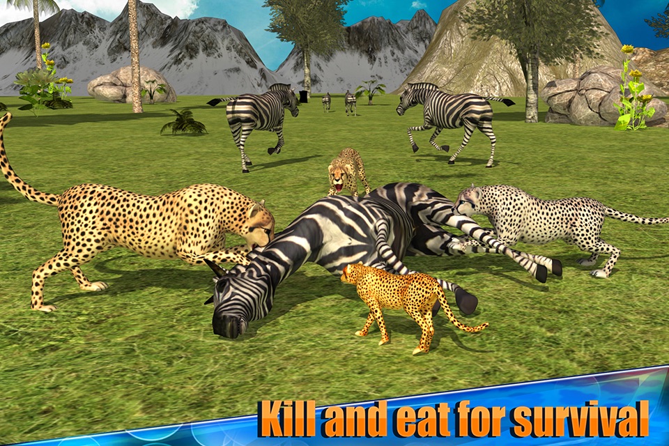 Angry Cheetah Simulator 3D screenshot 2