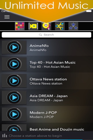 Japanese music ( Jpop ) hits plus Japan radio & news stations screenshot 3