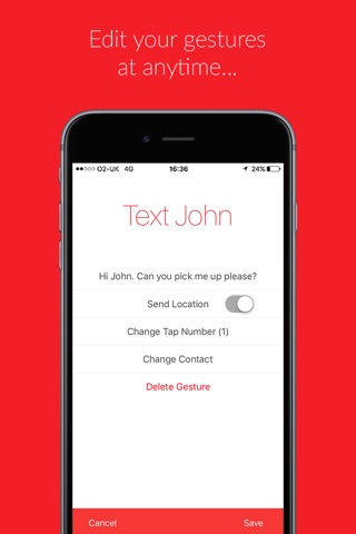 Tap App: Emergency/Quick Contact screenshot 4