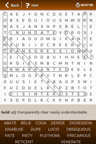 Wordsearch: Mixed SAT Puzzles screenshot 2