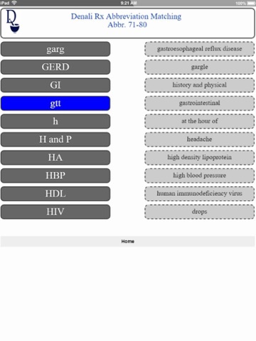 Top 200 Pharmacy and Medical Abbreviations Game - náhled