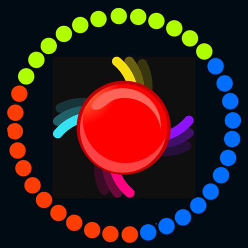Rolling Circle Jump - Swap & change color of GyroSphere to go cross wheel of color dots