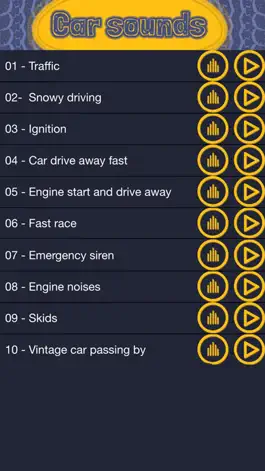Game screenshot Car Sounds and Noises – Free Ringtones And Notification Alert.s For iPhone hack
