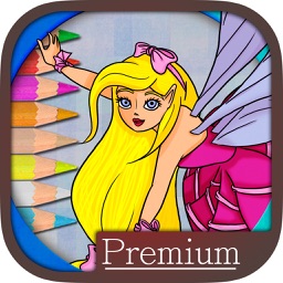 Paint fairies for girls from 3 to 6 years - Premium