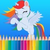 Pony Coloring Pages for Kids and Toddlers Free HD - All Pages Coloring and Painting Book Games