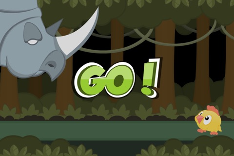 Rhino Smash the birdie escape screenshot 3