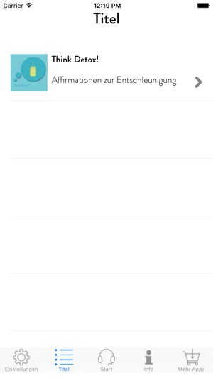 Think Detox! Affirmationen zur Entschleunigung(圖2)-速報App
