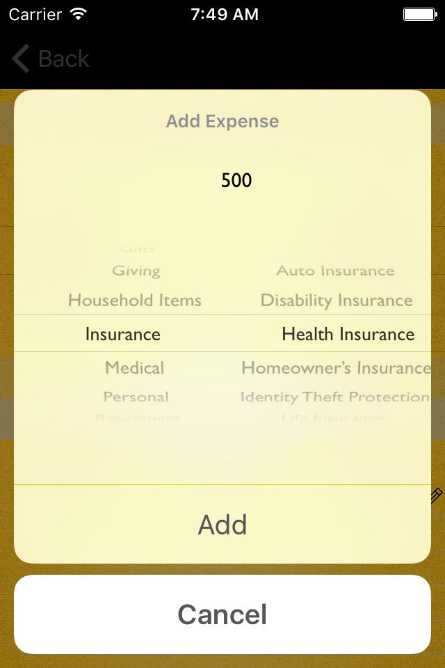 Monthly Expenses screenshot 3