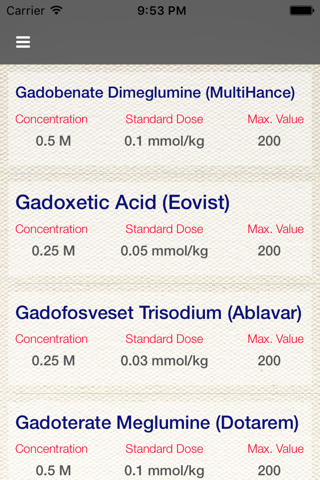 Gadolinium Calculator screenshot 3