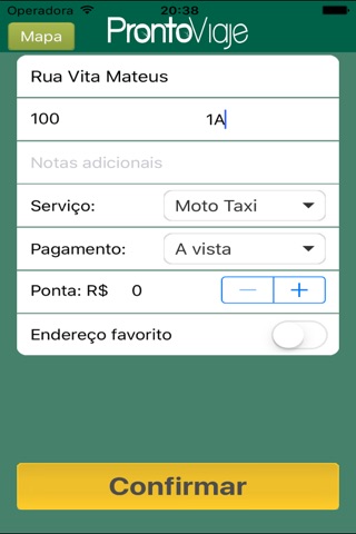 Pronto Viagem Moto screenshot 3