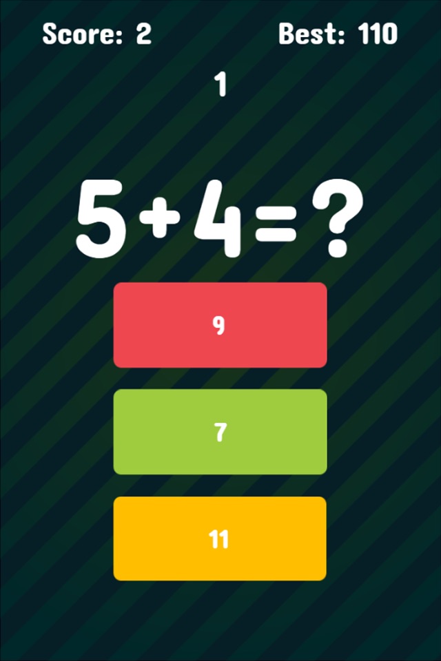 The Four - Brain Game, Quick Math for Kids Games screenshot 2