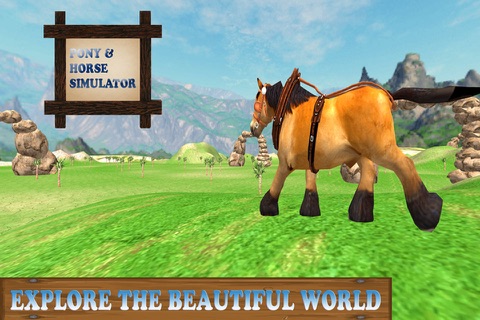 Pony Horse Simulator Kids screenshot 2