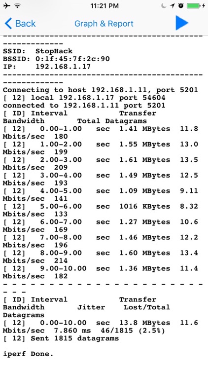 iPerf3 - Bandwidth and Performance Test Tool screenshot-4