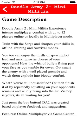 Cheat Guide For Mini Militia - Unoffical screenshot 3