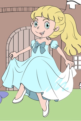 Royal Princess - coloring book for girls to paint and color fairy tales Premium screenshot 3